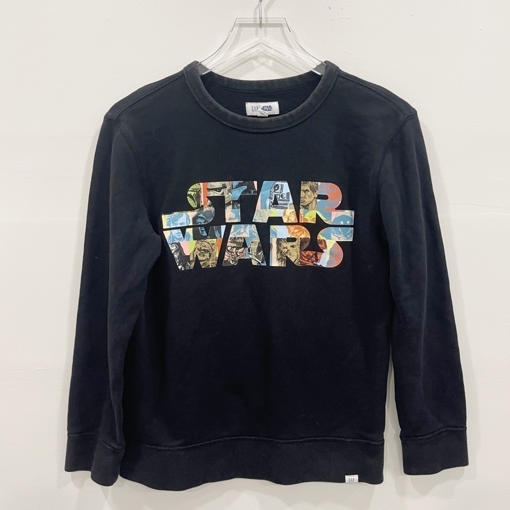 Gap x Star Wars Crew Neck Sweatshirt True Black XXL 14-16